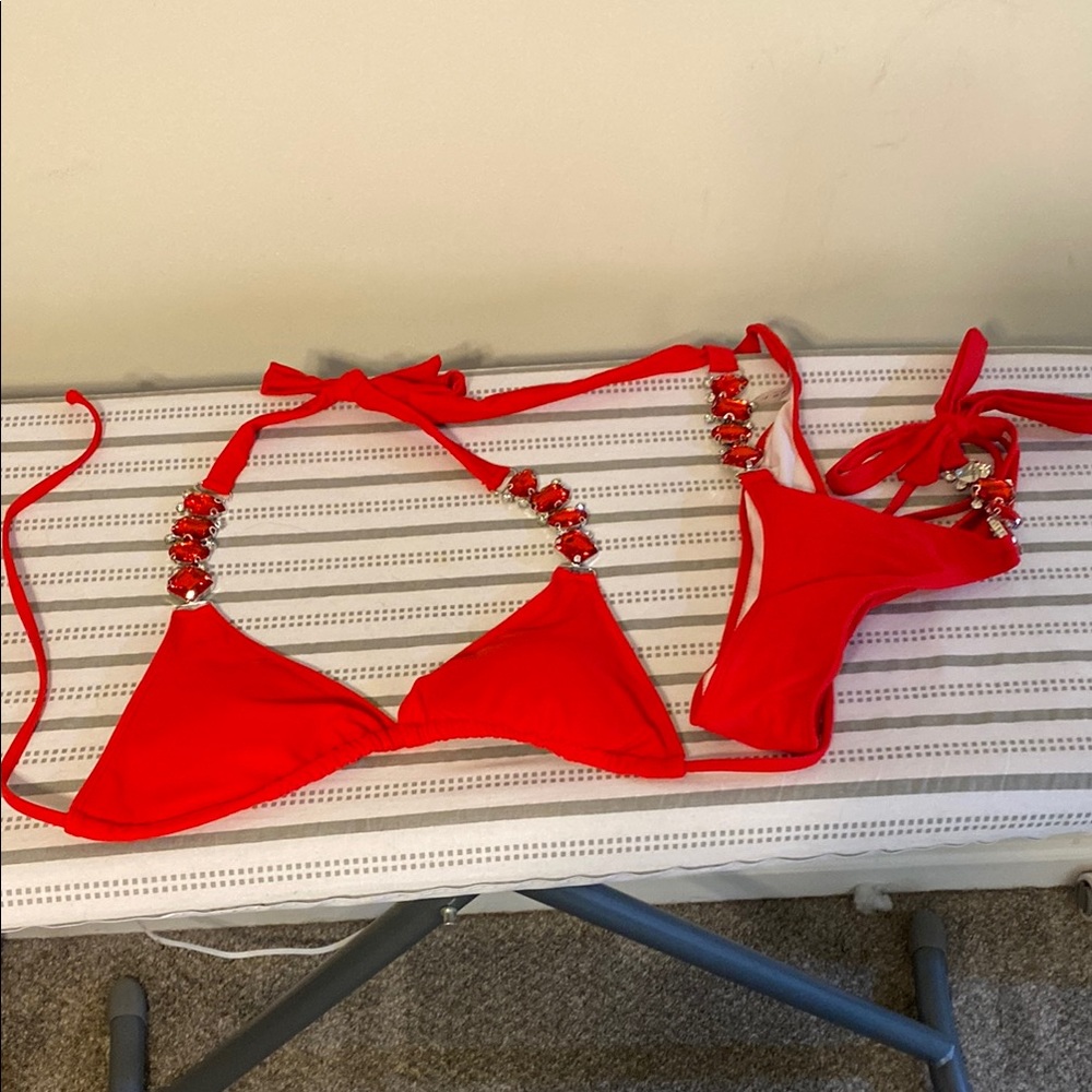 Red Bikini Swimwear for a Bold Beach Look